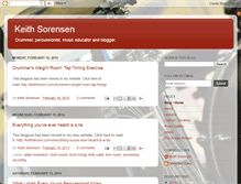 Tablet Screenshot of keithpercussion.com